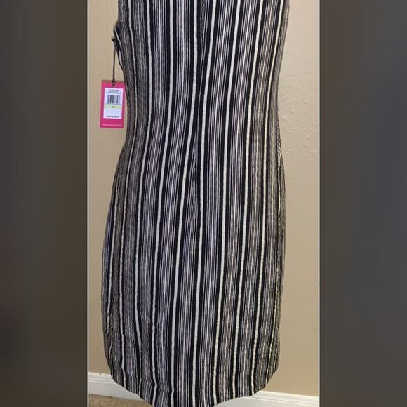 VINCE CAMUTO  Desert‎ Stripe Tie-front Dress. Size 4 - Picture 3 of 6